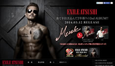 EXILE ATSUSHI「Music」スペシャルサイト